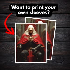 sorin markov card sleeves Innistrad: Crimson Vow Sorin the Mirthless Standard Deck Protector Sleeves  (100ct) for Magic: The Gathering