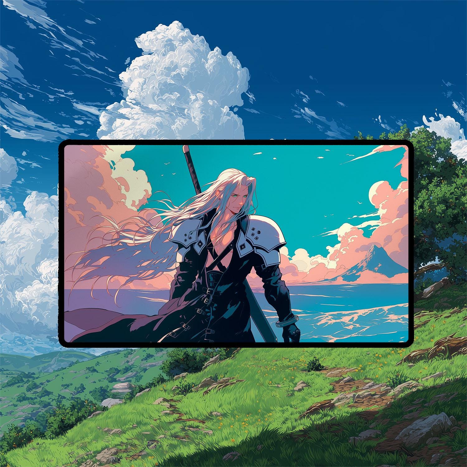 セフィロス　プレイマット サプライ MTG マジック：ザ・ギャザリング コラボパック