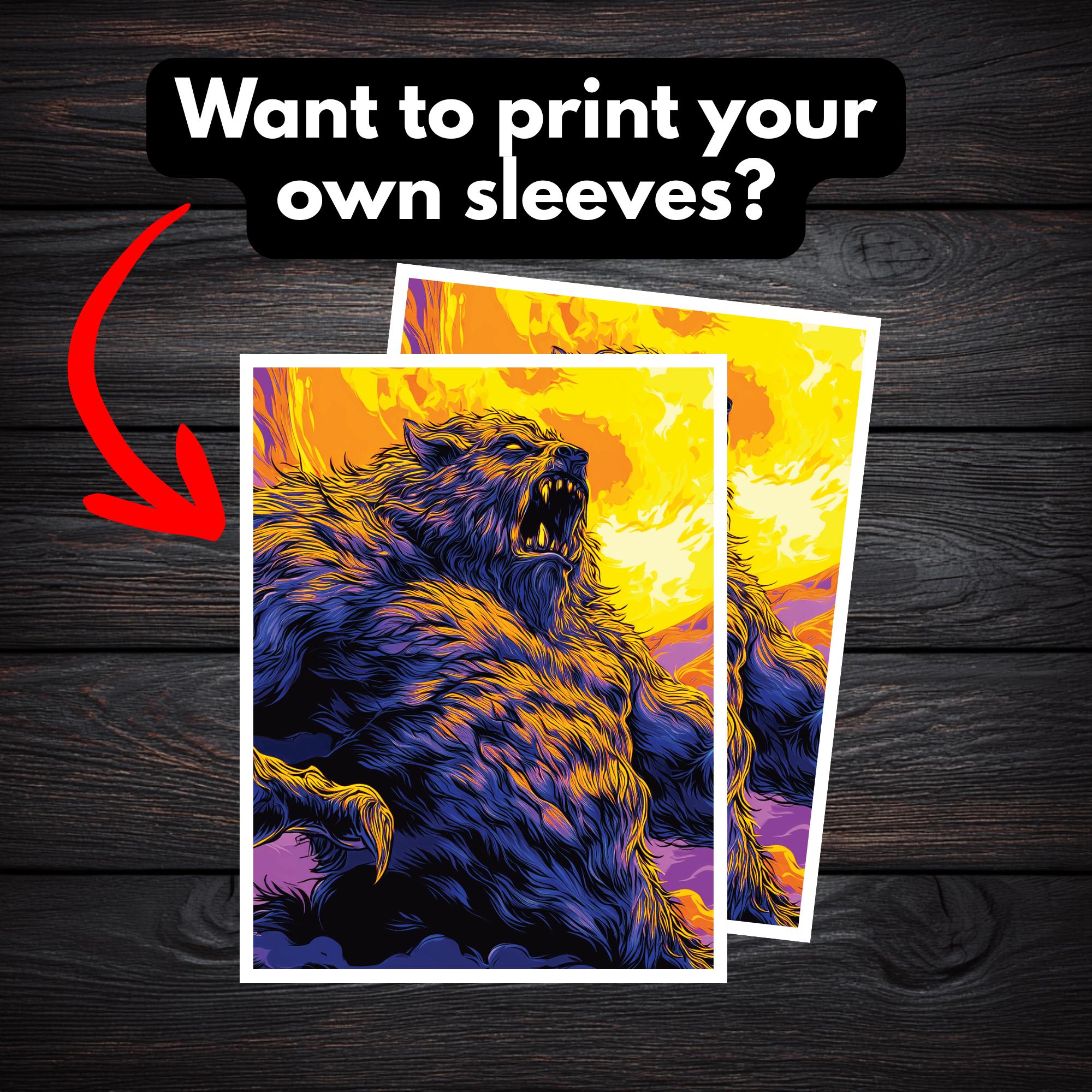 Mtg Werewolf Sleeves - Etsy