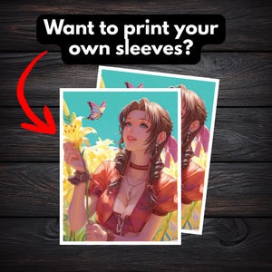 Mtg Card Sleeves Aerith - Etsy