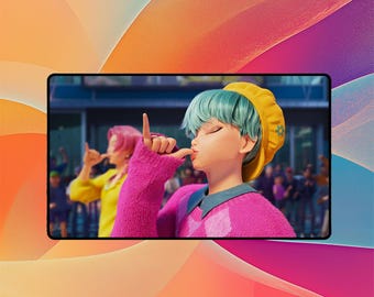 K-Pop Idol Soda Pop Krabbeldecke | Anime Gaming Schreibtischmatte, TKG Accessoire