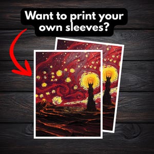 van gogh card sleeves Dragon Shield 100CT Box Brushed Art Sleeves Starry Night – Pandemonium  Books and Games main image 1