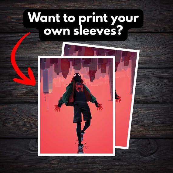 Miles Morales Card Sleeve Design | Spider-verse Printable (digital File) -  Etsy Ireland