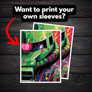 Edgar Markov Custom Card Sleeve DIGITAL FILE ONLY | Print Your Own Sleeves  | Printable Download - Etsy