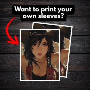Mtg Card Sleeves Cowboy - Etsy