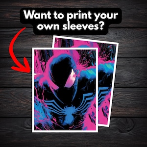 Spider Card Sleeves - Etsy