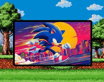 Sonic the Hedgehog MTG Playmat: SEGA Gaming Mat for Magic