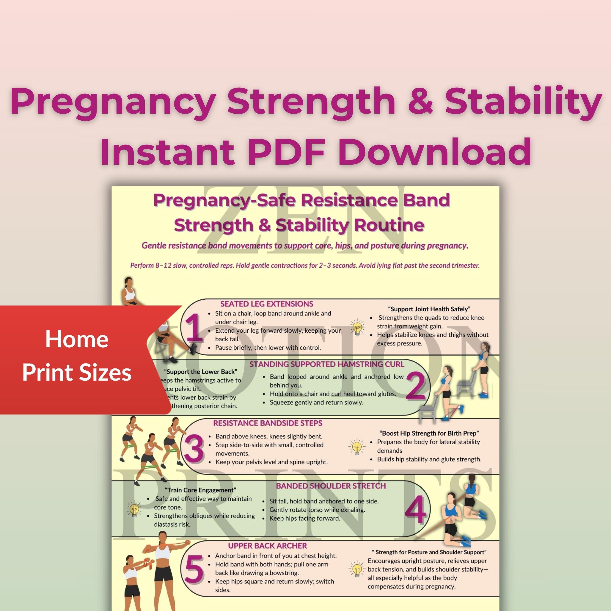 Pregnancy-safe Strength and Stability Routine – Resistance Band