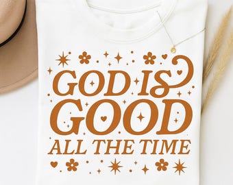 God Is Good PNG, Christian Sublimation Design (Digital Download)