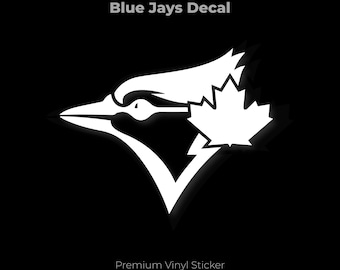 Toronto Blue Jays Vinyl Decal – MLB Sticker for Car, Window, Laptop or Toolbox Weatherproof & Custom Size Available