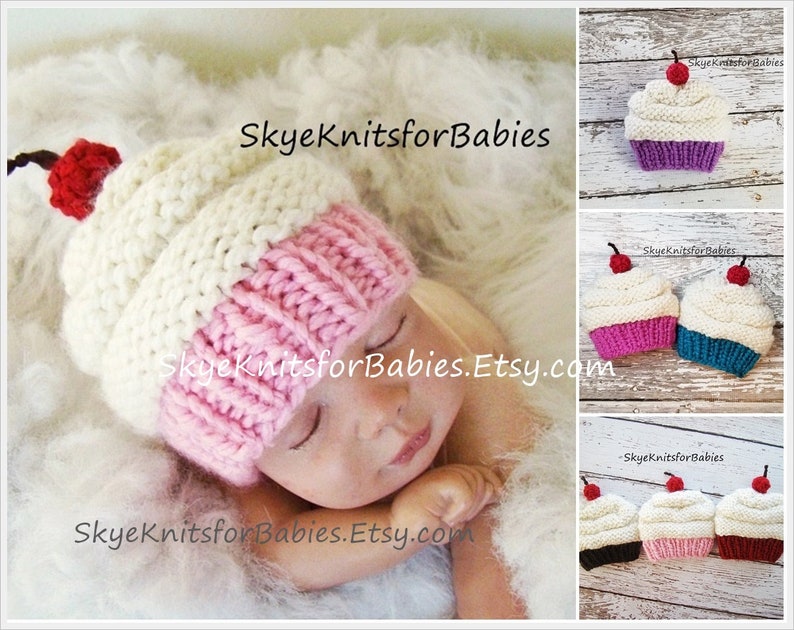 baby cupcake hat