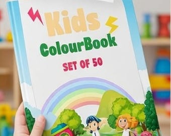 Coloring Pages for Kids | Printable Kids Coloring Book Bundle | Instant Digital Download | Fun Learning & Creative Activity