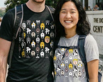 Anti-Trump Cat Buttholes T-Shirt, Funny Political Satire Tee. Anti-MAGA Graphic Shirt, Trump Parody Protest Shirt, Resistance Apparel TShirt
