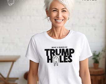 Funny Anti-Trump Cat T-Shirt: Political Humor Tee