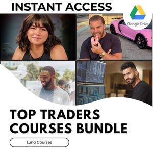 Top Trader Courses Bundle | Trading Education Pack | DigitalDownload | Trading Strategies, Risk Management & Market Analysis