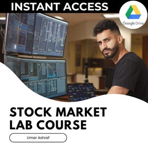 Umar Ashraf Stock Market Lab | Trading & Investing Course | Technical Analysis, Risk Management | Instant Download