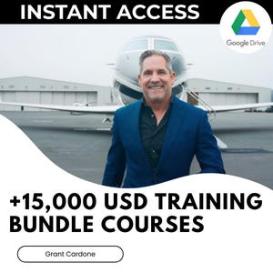 グラント・カードン +15,000 USD トレーニングバンドル | マスターセールス、富、マインドセット | 限定成功プログラム