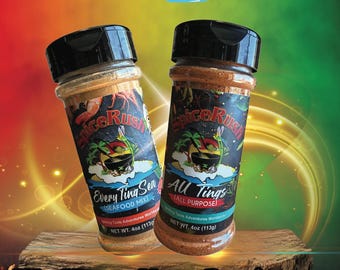 Jamaican Spice Blend Duo: All-Purpose & Seafood Seasoning