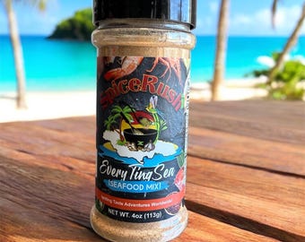 Jamaican Seafood Spice Blend | Caribbean Fish Seasoning | Gourmet Island Seasoning| 4oz