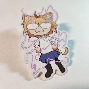 Neko Arc Low Tier God Sticker | Water Resistant Sticker for Laptops, Water Bottles, and Notebooks