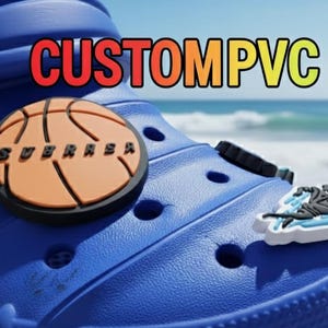 Custom PVC shoe Charm, Personalized clog charm, Custom Shoe Charm, Your Design Clog Charm, Bulk Orders, Logo Charm