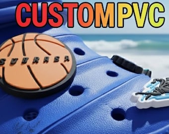 Charm de zapato personalizado / Charm de diseño personalizado / Charm de zapato de PVC / Charm para niños / Charm pin / Charm de zapato de zueco / Diseña tu propio Charm de zueco