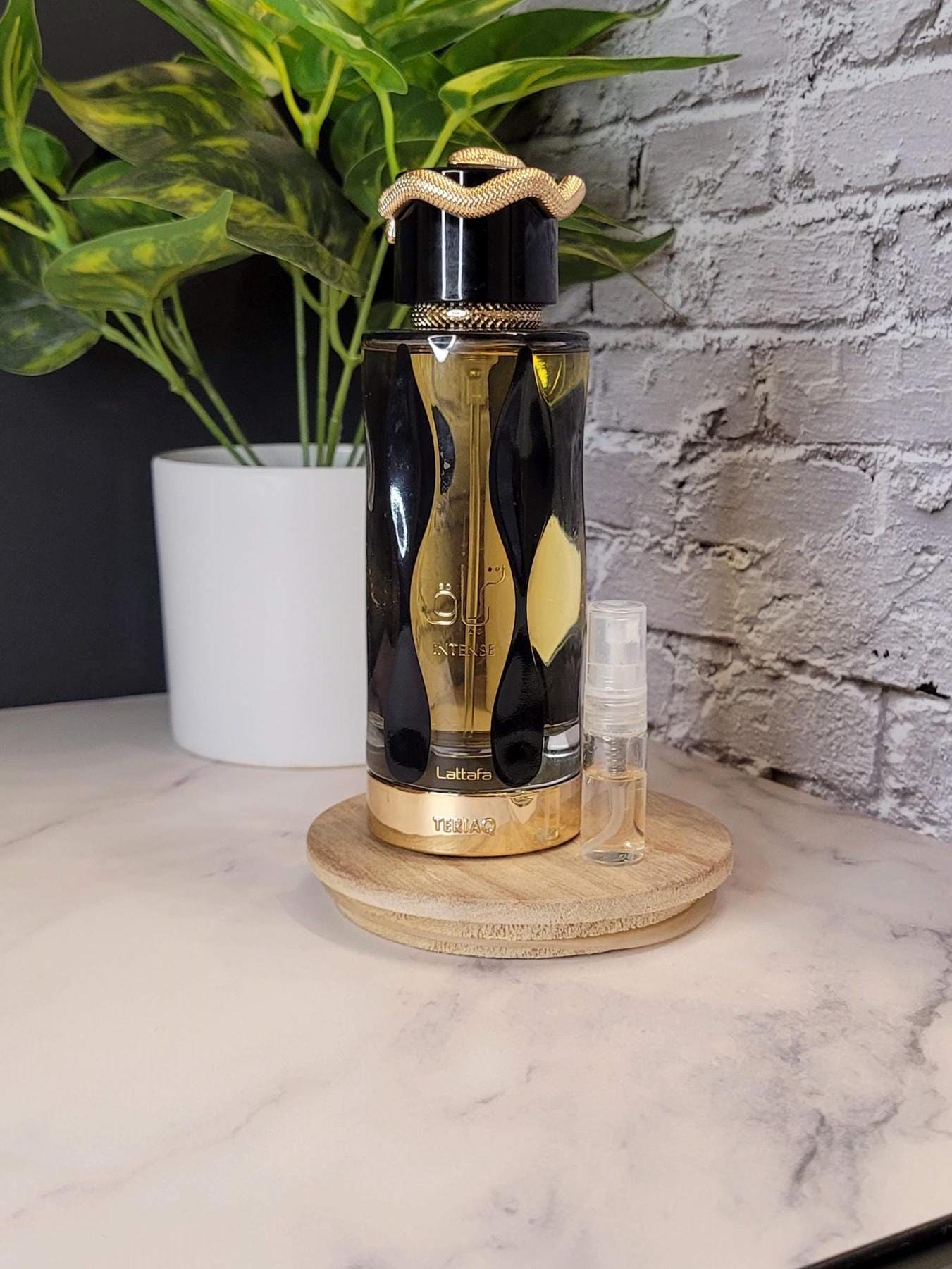 Teriaq Intense Lattafa Perfume 2ml Decant Sample Travel