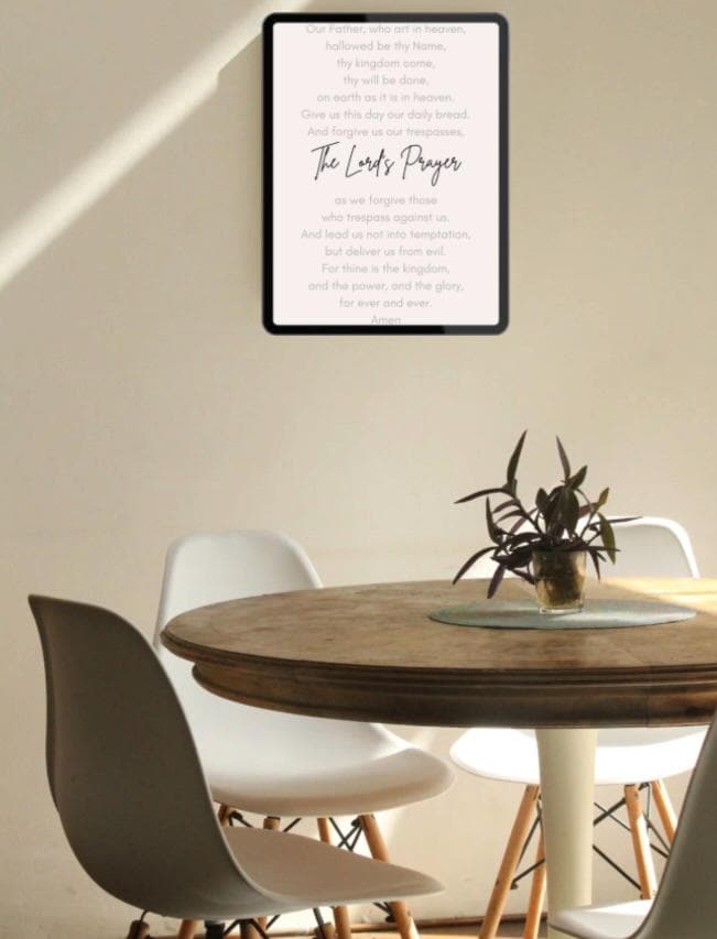 The Lord's Prayer Wall Art - Etsy