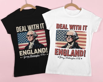Deal With It George Washington PNG, 4th of July (Digital Download)