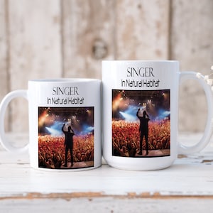 Singer Coffee Mug - Singer, Music Teacher, Vocal Teacher, Musician Gifts, Singer Gift, Singers Mug, Performing Musician, Lead Singer