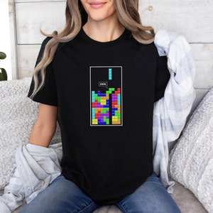 Tetris Frustration T-Shirt--Video Game Tee--Nerdy Tetris T-Shirt Funny Shirt