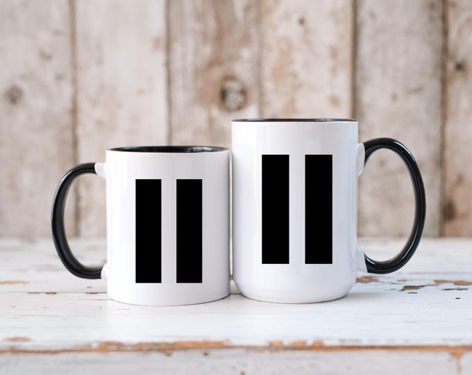 Drummer Coffee Mug, Percussion Clef, Music Clef, Music Symbol, Music Teacher Gift, Drummer Gift, Percussionist, Musician, Drummer Gift Ideas