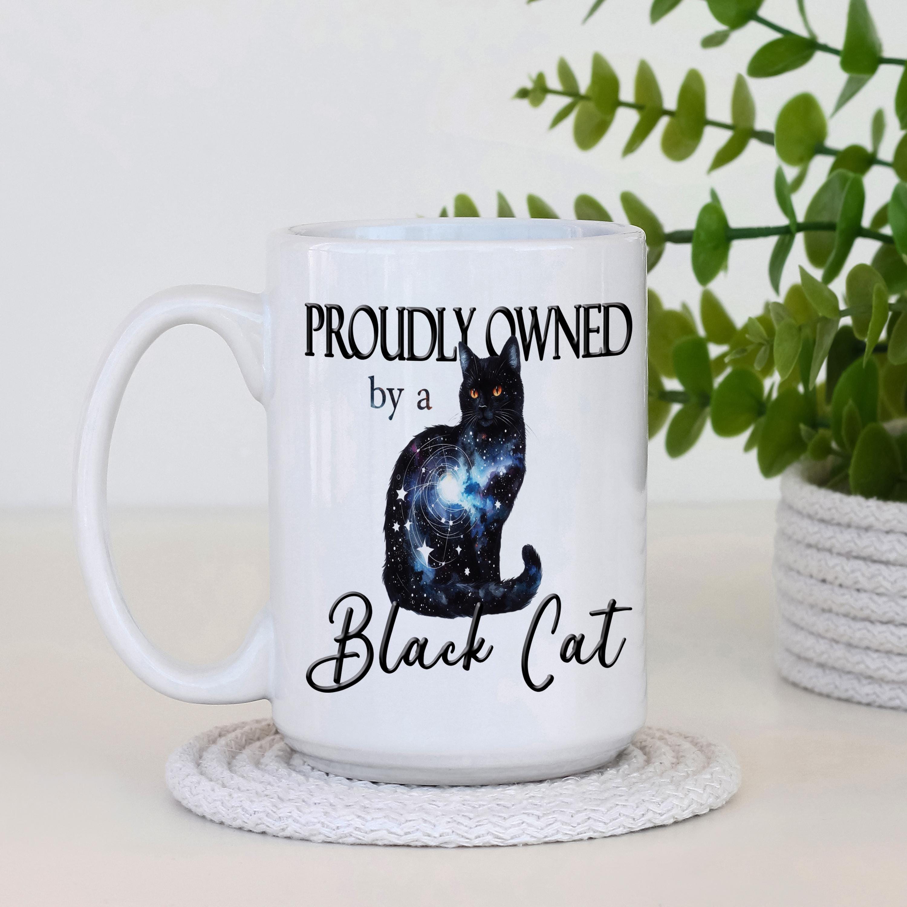 Black Cat -Ceramic Coffee Mug Cup -Manufacturer TAG -K20