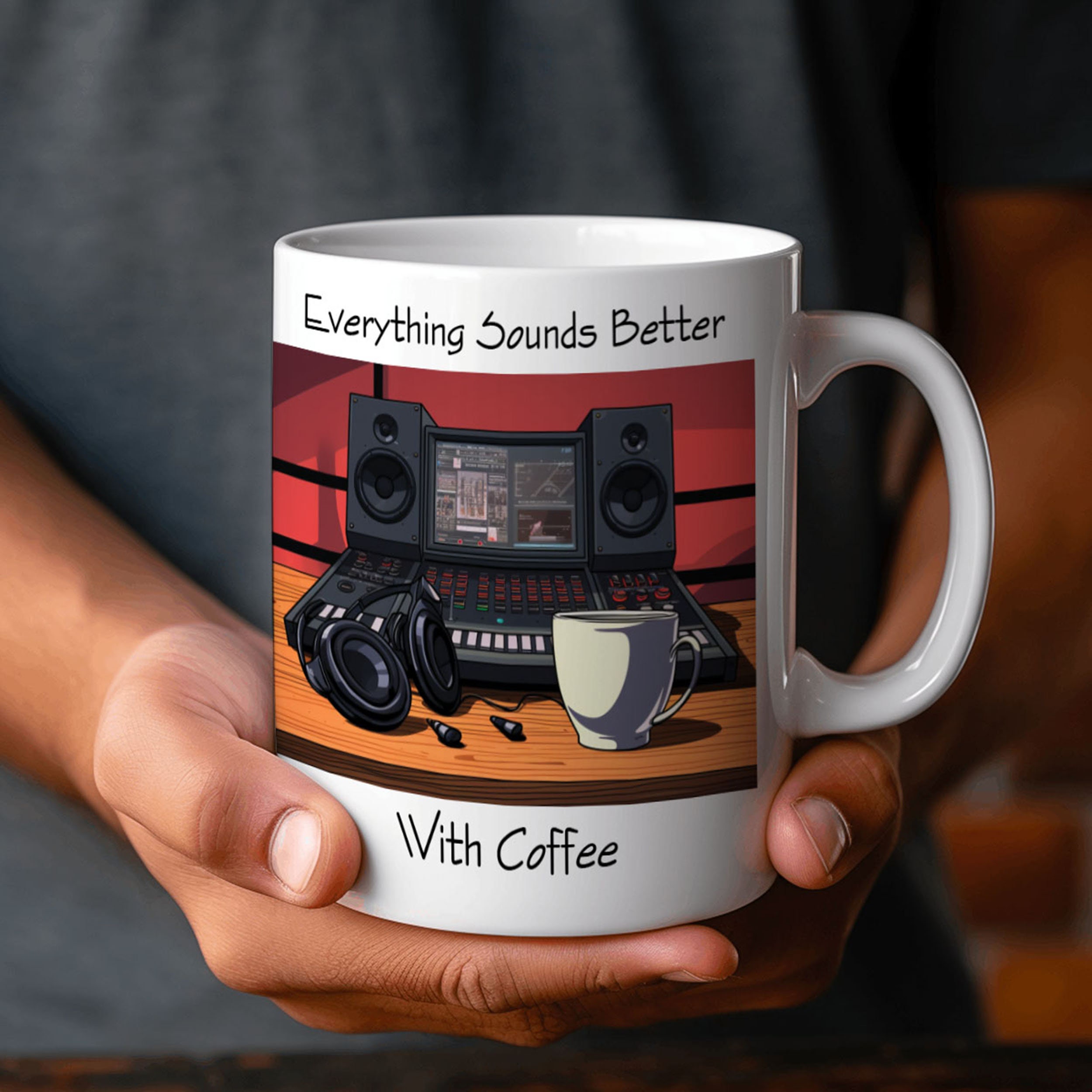 Personalized DJ Mixer Mug. Coffee Mug With Yellow Club Mixer. Custom Music  Theme Gifts for Djs, Musicians, Artists and Sound Engineers. M009 