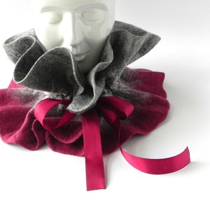 Filzschal, Wollschal, Klassische Farben Schals, warmer Schal, Geschenk für sie, Winterschal, Frau Wollschal, GESCHENKidee