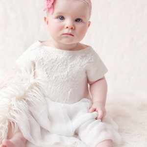 Baptism dress, baptism dress for baby girl, christening outfit, baby dress, Christening Dress-size 0m-9m image 5