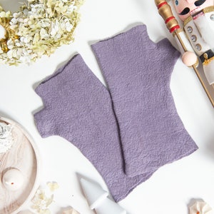 Felted arm warmers from merino wool cozy and comfortable woman accessory Great gift idea
