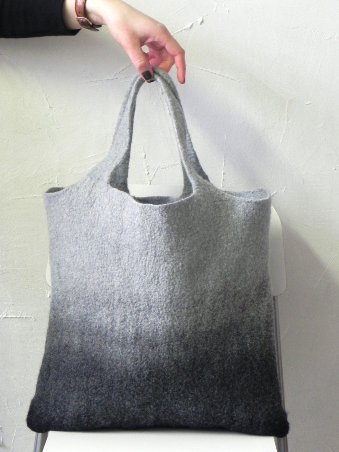 Felt Tote Bag - Etsy
