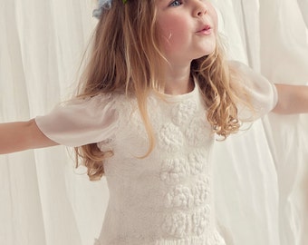 Baptism dress, white dress, christening dress, birthday dress, baby girl dress, baby christening, girl dresses, Dress to ORDER