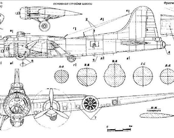 Additional STL files for 630mm Wingspan B17 Flying Fortress Bomber Weathervane STL