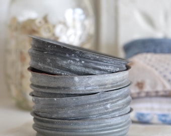 Antique Zinc Mason Jar Lids