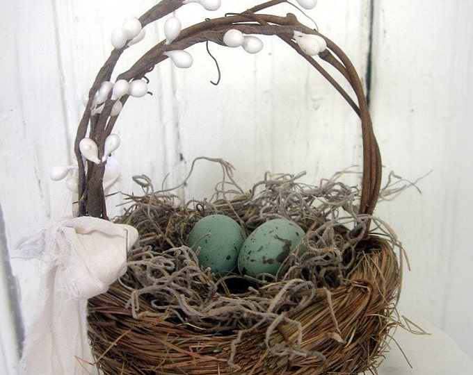Bird Nest Basket Etsy