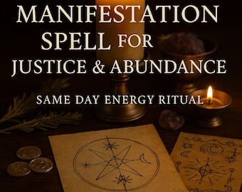 Manifestation Spell: Justice & Abundance Ritual (PDF Report)