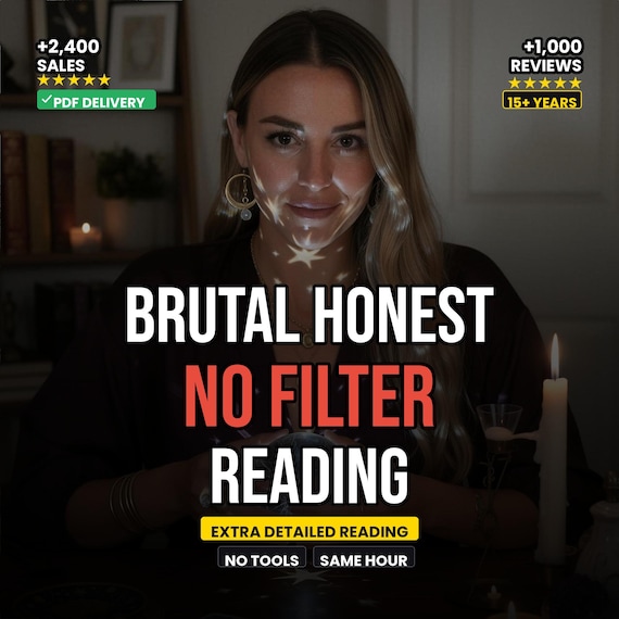 Brutal Honest Psychic Reading Same Hour | No Sugarcoating | Raw Truth Clairvoyant PDF Delivery