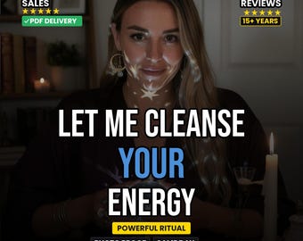 Energy Cleansing Spell | Aura Renewal, Negative Energy Removal | Same Day Spiritual Protection Ritual Report