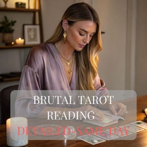 Brutal Tarot Reading & Astrology Insight, No Sugarcoating Tarot, Honest Psychic Reading, Personalized Tarot Guidance, Deep Spiritual Reading