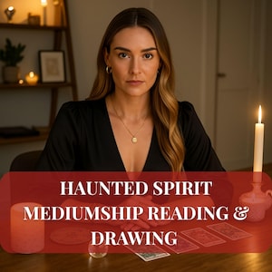 Haunted Spirit Drawing & Medium Reading: Ghost Energy Insight