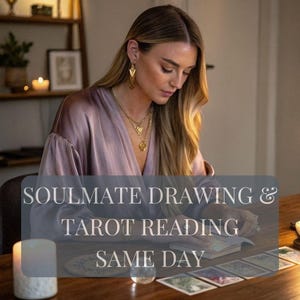 Soulmate Drawing & Love Tarot Reading, Psychic Sketch, Future Husband/Wife, Twin Flames, Same Day