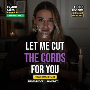 Cord Cutting Spell | Release Trauma Bond From Toxic Ex | Same Hour Witchcraft Ritual Report