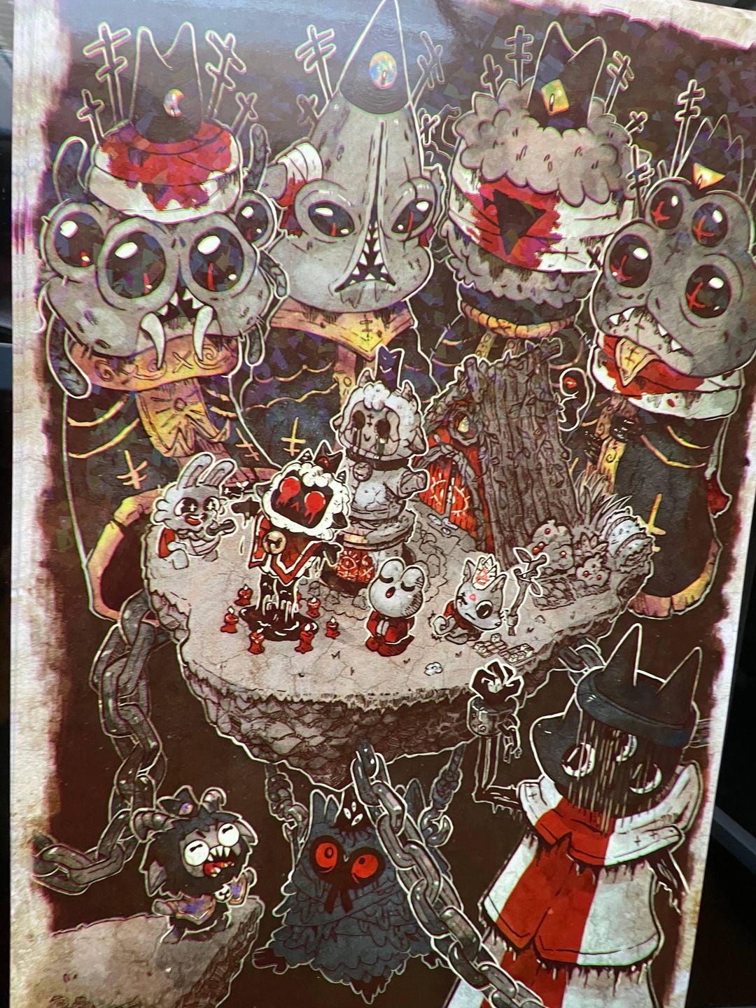 Cult of the Lamb Poster - Isometric Hand Draw Illustration - Limited ...